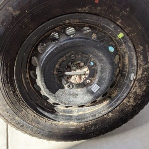 Stock spare tire - never used