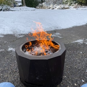 Decided instead of a day of shredding paperwork, we'll have a big fire.