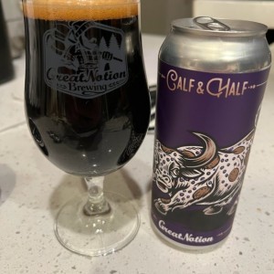 12.5% blended imperial stout, half bourbon barrel aged, with blueberry and coconut.