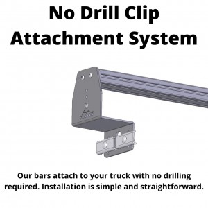 No Drill Clip Attachment System