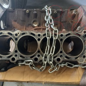 4.7L vvti block secondary air pump mounts
