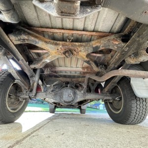 Underbody Before New Exhaust