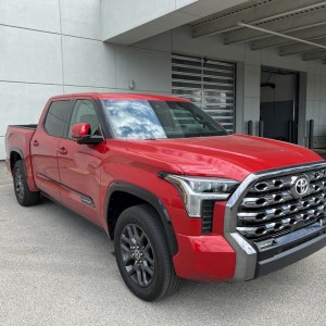 Platinum in Supersonic Red