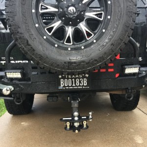 Swing tire carrier build