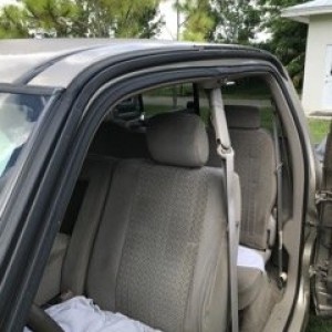 Driver side door interior