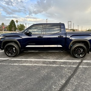Dechromed doors