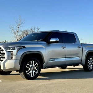 Side shot stock with 5% tint and painted grille