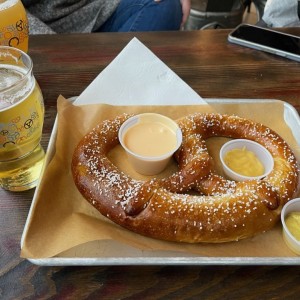 Beer and pretzel for $16!? Oh, okay...