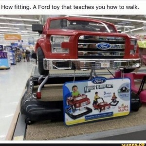 Ford Toy Teaches Walking