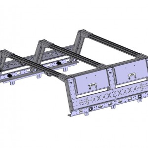 Vr Bed Rack System, 18 Inch Height (56.5 Inch Inside Width) - Twin Gear Lockers