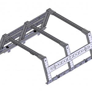 Vr Bed Rack System, 22 Inch Height (56.5 Inch Inside Width)