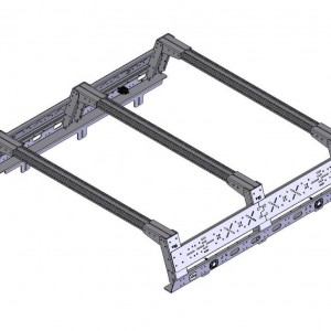 Vr Bed Rack System, 12 Inch Height (56.5 Inch Inside Width)