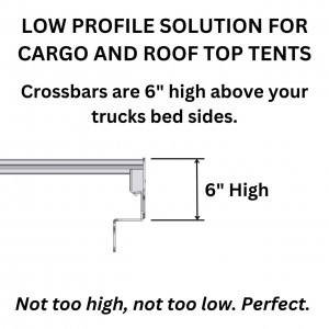 Crossbars Are 6 High Above Your Trucks Bed Sides.