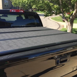 Craigslist score for $500. Toyota bed cover only three months old in perfect condition. Sure beats the $1,200 price tag from Toyota.
