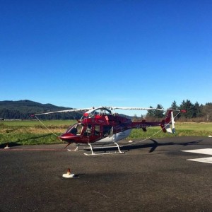 Another holiday on duty. At least it's a bluebird day on the Oregon coast.