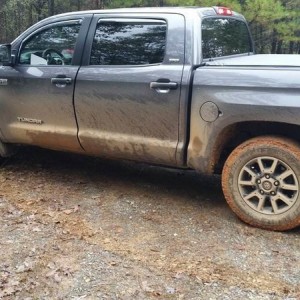 Getting her a little dirty