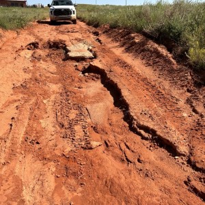 Muddy road