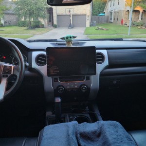 Rear seat view