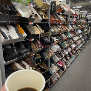 My Sunday. Single origin Ethiopian pour over and shoe shopping with my ladies.