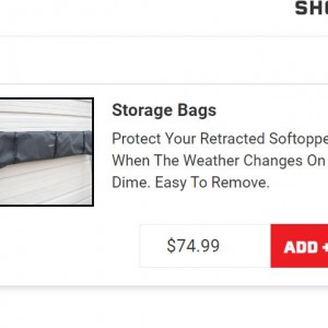 Softopper storage bag