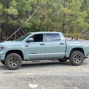 2021 Tundra TRD Pro Lunar Rock 18x9 +18 FN BFD flow formed wheels